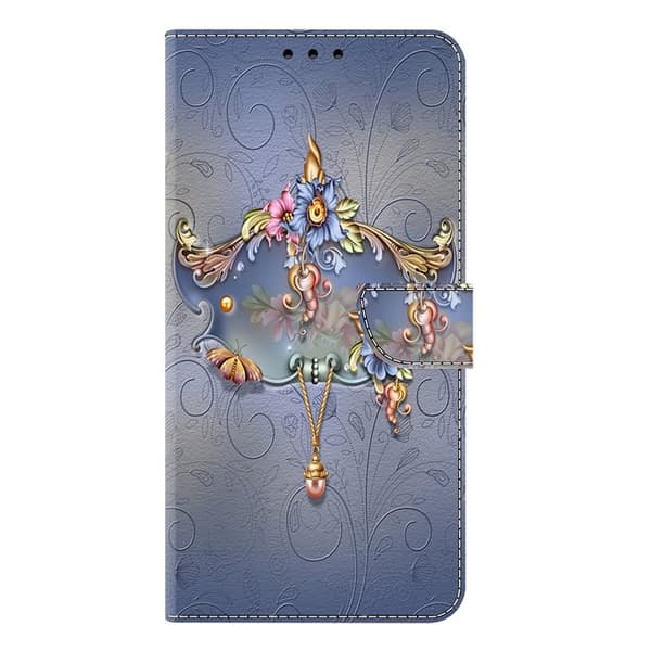 Samsung Galaxy S26 Plånboksfodral Konstläder Med Ställ - Blommotiv