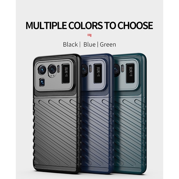 Xiaomi Mi 11 Ultra Skal Thunder Twill - Blå