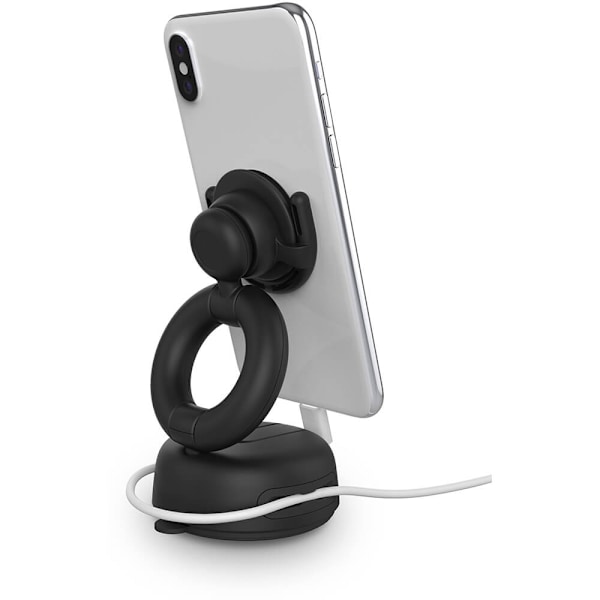 POPSOCKETS Car Dash & Windowshield Svart Höjd/vridbar Svart