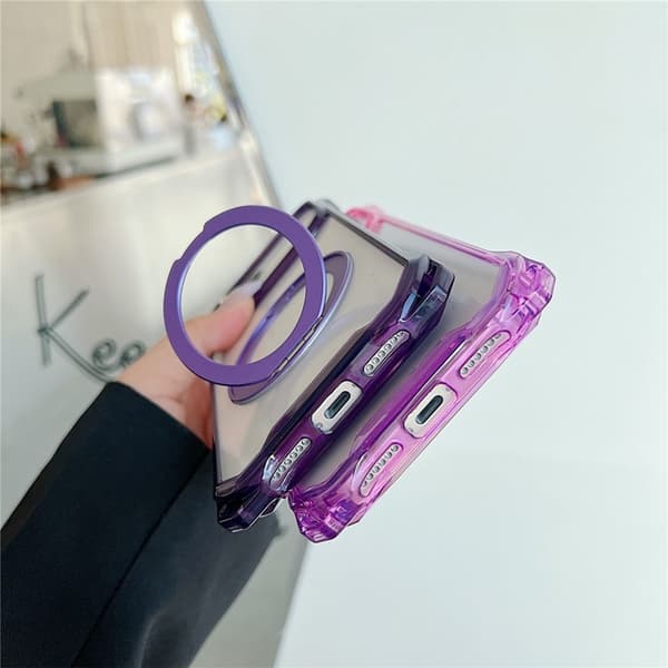 Mobilskal till iPhone 17 Pro Max MagSafe Kickstand - Lila Lila