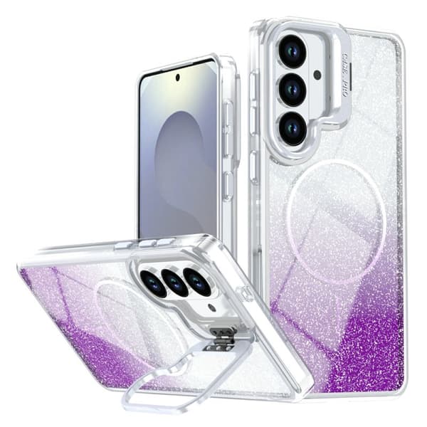 Mobilskal för Samsung Galaxy S26 Plus Magnetiskt TPU PC - Lila