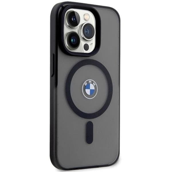 BMW iPhone 14 Pro Mobilskal Magsafe Signature - Sort Black