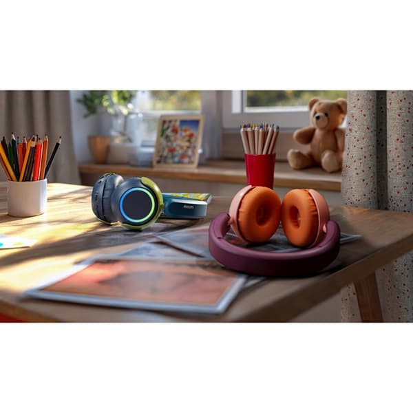 PHILIPS On-Ear Hörlurar Bluetooth Barn Volymbegränsning - Brun Brun