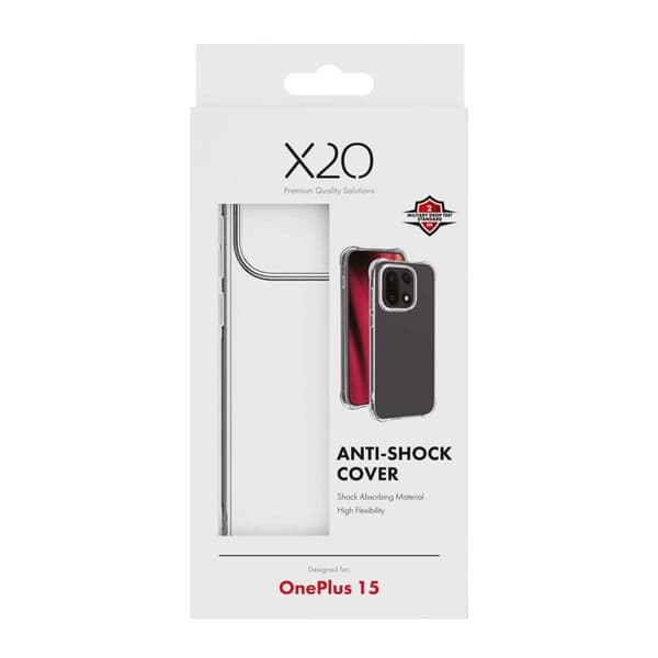 X2O Anti-Shock Skal OnePlus 15 Klar