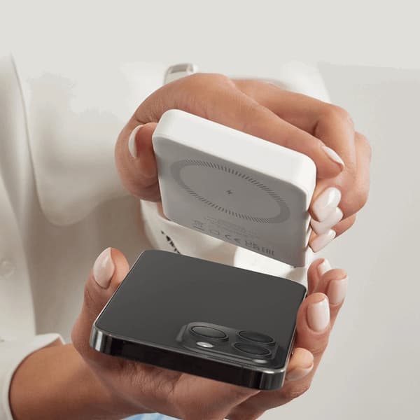SBS MagSafe Trådlös Power Bank 5000 mAh USB-C - Vit