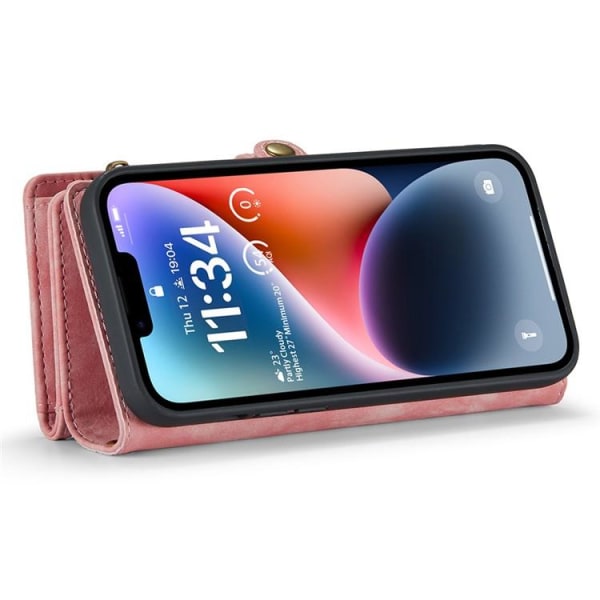 CASEME iPhone 15 Pro Max Plånboksfodral 008 Detachable - Rosa