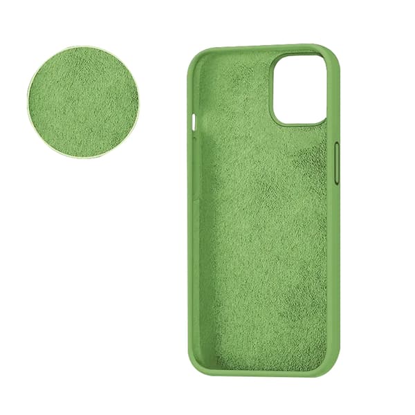 SiGN iPhone 14 Plus Skal Liquid Silicone - Jade grön Grön