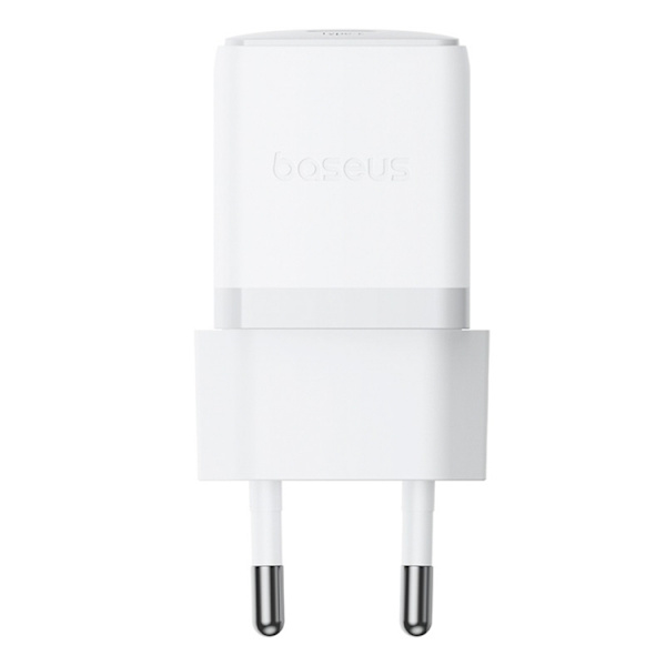 Baseus Snabbladdare USB-C 20W Mini USB-C Kabel 60W 1m - Vit Vit