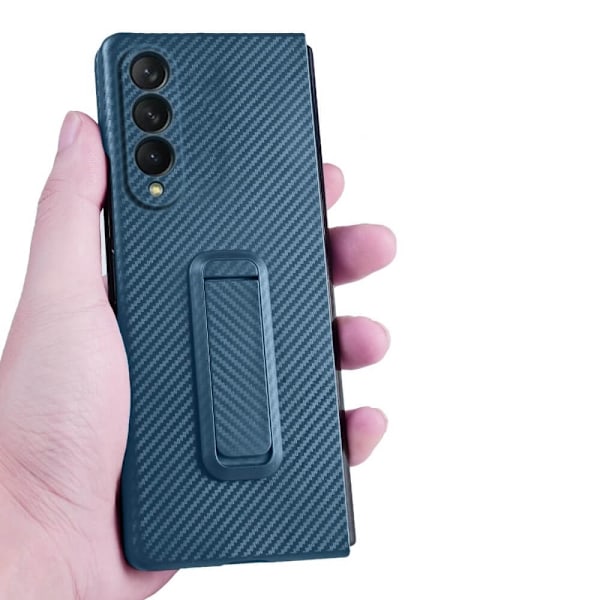 Carbon FIber Mobilskal till Samsung Galaxy Z Fold 3 - Grön Grön