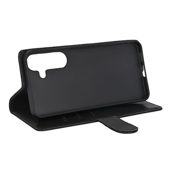 Gear Galaxy S25 Plus Plånboksfodral 3 Kortfack Återvunnen - Svart Black