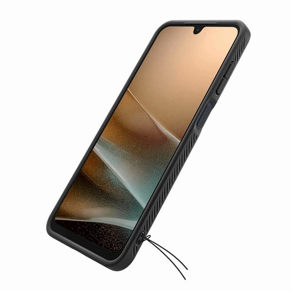 Spigen Telefontaske til Galaxy A26 Liquid Air - Matt Sort Svart