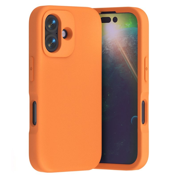 Mobilskal till iPhone 16 Shockproof EVA - Orange Orange