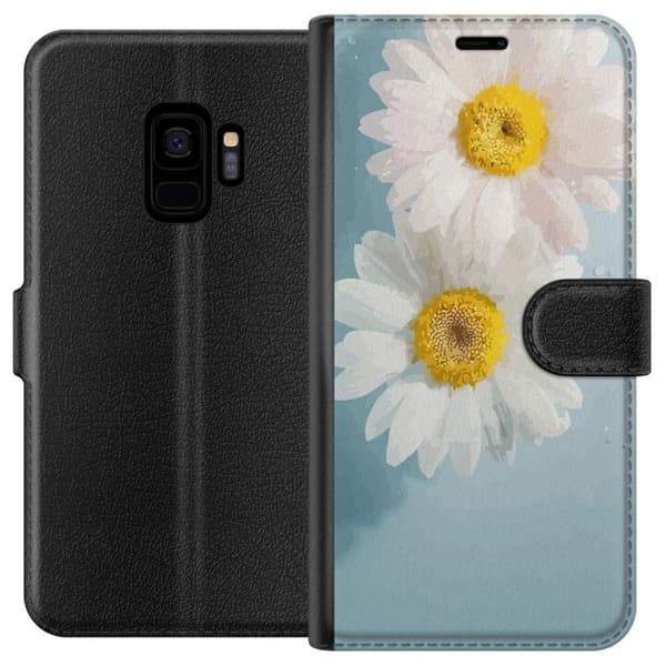 Pung Taske til Samsung Galaxy S9 med sommerblomster