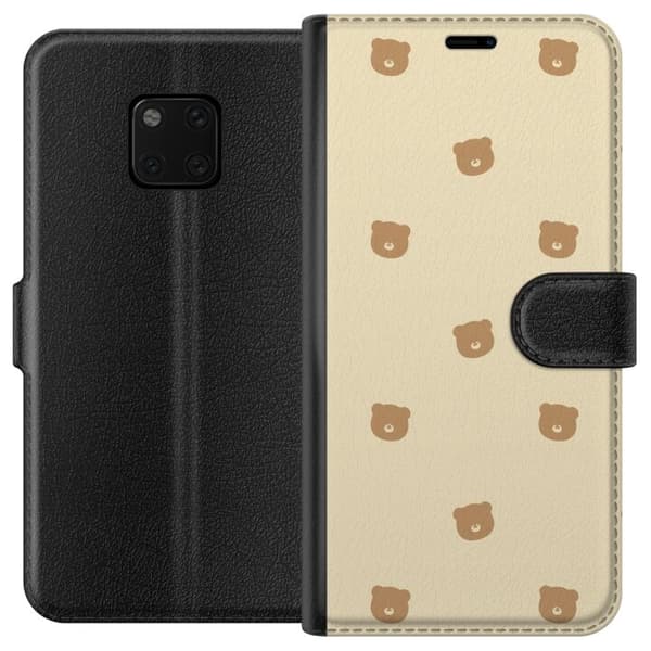 Plånboksfodral till Huawei Mate 20 Pro med Björnmönster