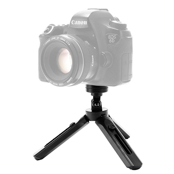 Mini Tripod telefonhållare selfie stick GoPro Svart Svart