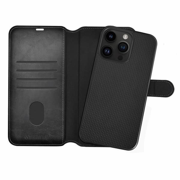 CHAMPION iPhone 14 Pro Max Pung Taske Slim 2-i-1 - Sort Svart