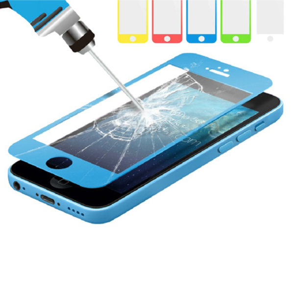 Colored Tempered Glass Skärmskydd till Apple iPhone 5  /  5S  / 