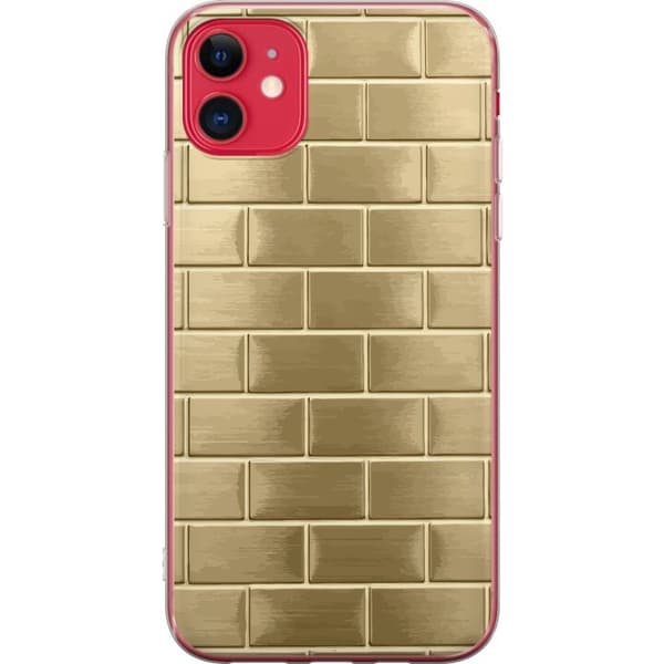 Mobilskal till Apple iPhone 11 med Gyllene Murstenar