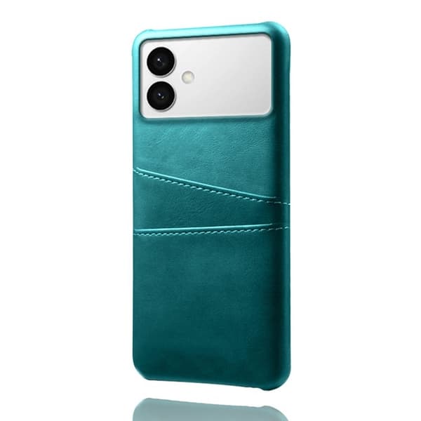 Mobilskal till Samsung Galaxy S26 Edge PU Läder + Hård PC - Grön