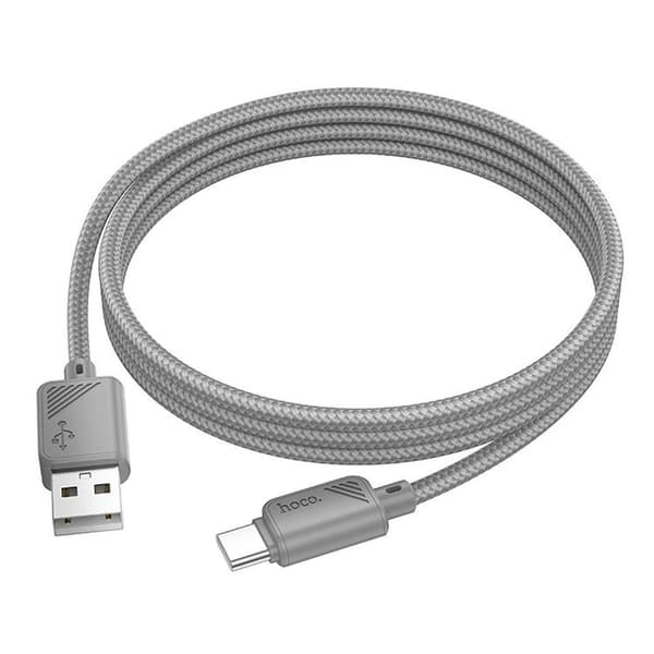 Hoco USB-A - USB-C 3A Kabel 1m X113 - Grå Grå