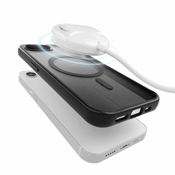 Puro Mobilskal till iPhone 16e Magsafe Gradient TPU - Svart Svart