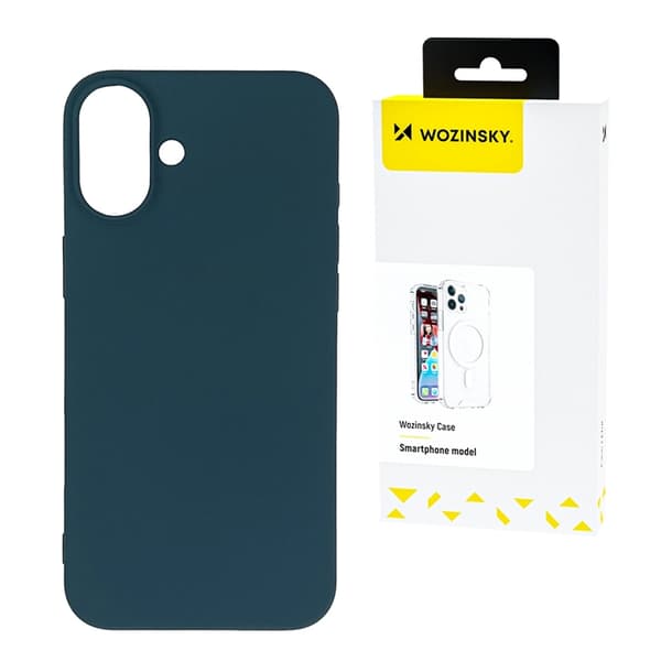 Wozinsky Telefontaske til Galaxy S25 Plus Silikone - Mørkeblå Blå