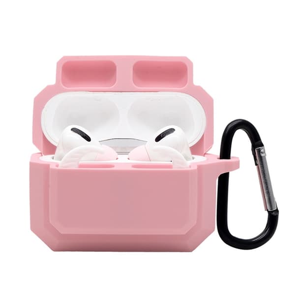 Mobilskal till AirPods Pro Silikon 3-in-1 - Rosa Rosa