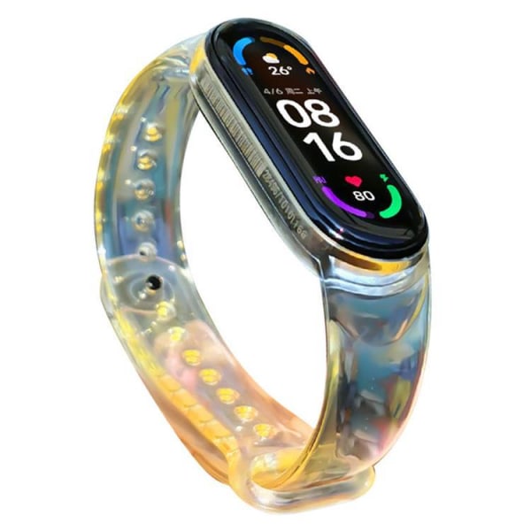 Silikone Rem til Xiaomi Mi Band 6 / 5 - Gul Yellow