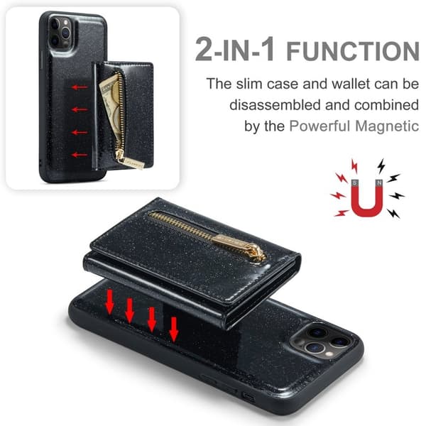 DG.MING M3 Series Mobilskal till iPhone 11 Pro Max Svart 2-i-1 Shockproof