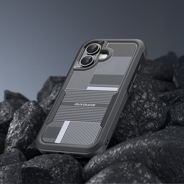 Dux Ducis Mobilskal till iPhone 17 MagSafe SHLD PC + TPU - Umbra Svart