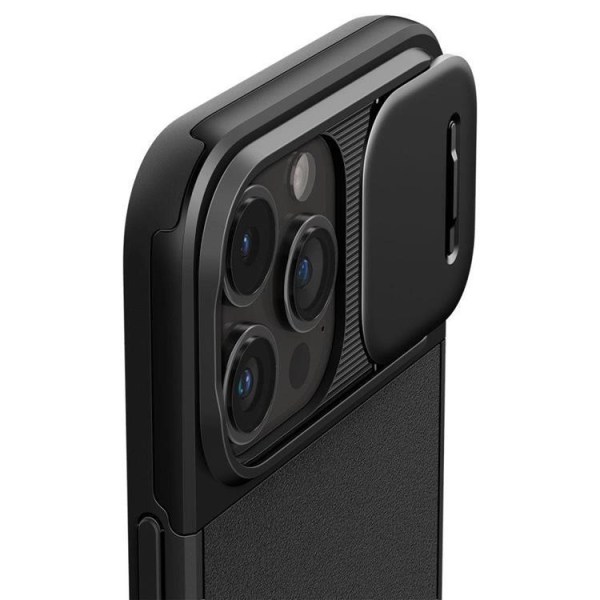 Spigen iPhone 15 Pro Mobilskal Magsafe Optik Armor - Svart