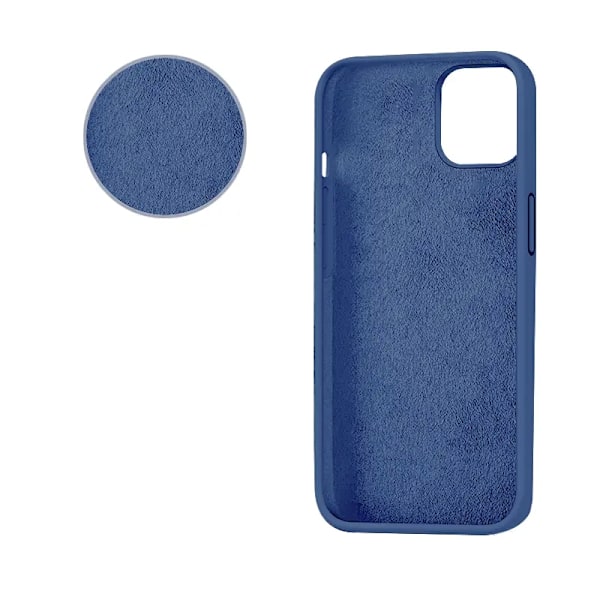 SiGN iPhone 14 Plus Cover Liquid Silicone - Havblå Blå