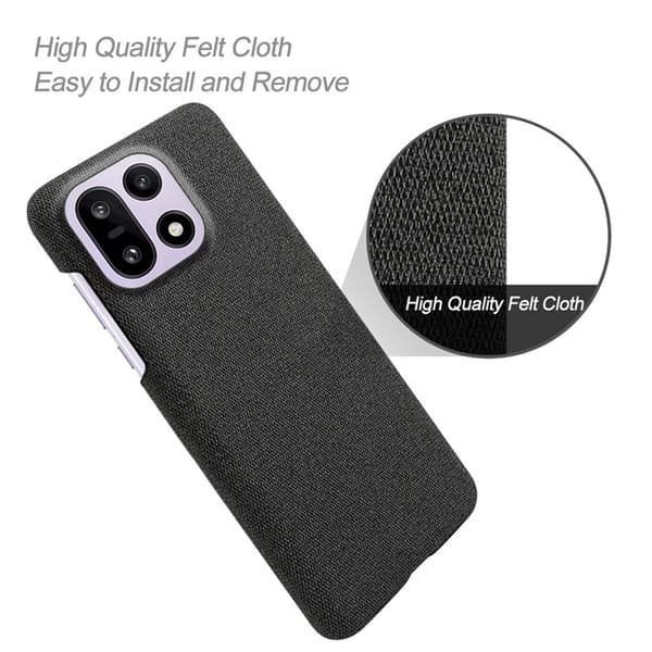 Mobilskal till OnePlus 15 5G Cloth Texture Anti-Scratch Svart