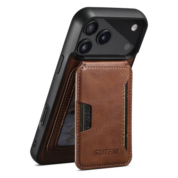 SUTENI Mobilskal till iPhone 17 Pro MagSafe Cowhide M3 - Brun Brun