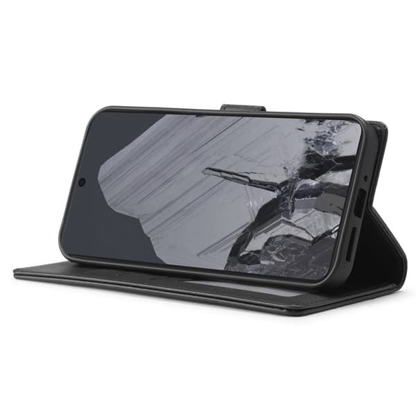 LC.IMEEKE Google Pixel 9 / 9 Pro Plånboksfodral Konstläder - Svart