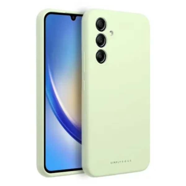 Roar Samsung Galaxy A34 5G Mobilskal Roar Cloud Skin - Lysegrøn Grön