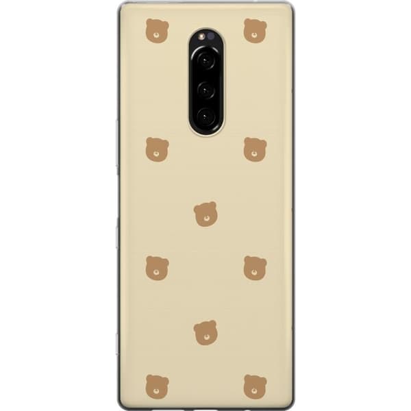 Mobilcover til Sony Xperia 1 med Bjørnemønster