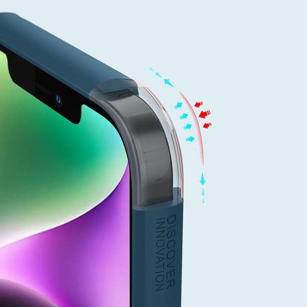 Nillkin iPhone 14 Plus Skal Super Frosted Shield - Blå Blå