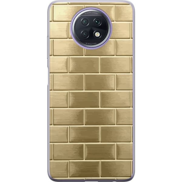 Mobilskal till Xiaomi Redmi Note 9T med Gyllene Murstenar