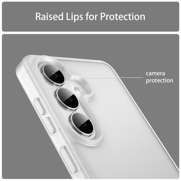 Samsung Galaxy S26 Skal Touch Matte Anti Drop TPU - Matt Vit