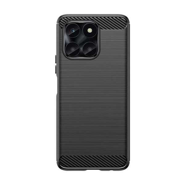 Huawei Honor x6A Telefontaske Kulstof - Sort Black