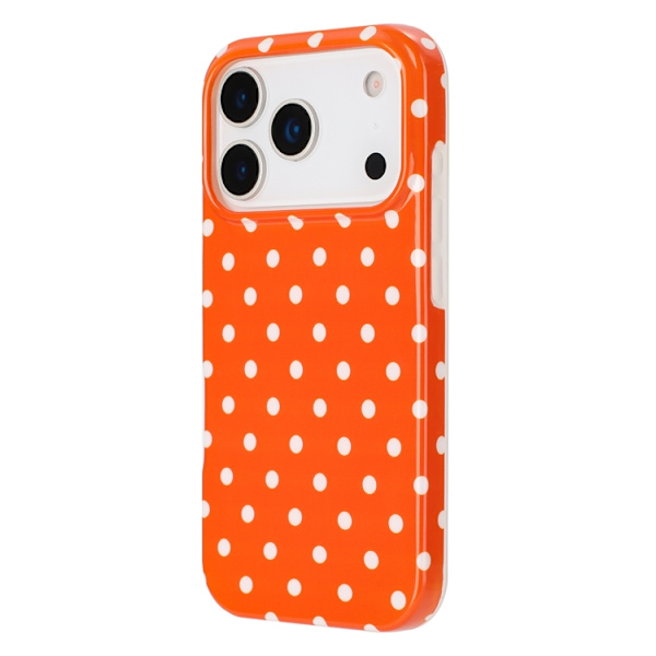 Mobilskal till iPhone 17 Pro Max Dot Design Imd Tpu Orange