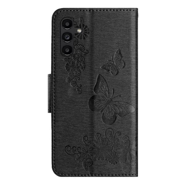 Samsung Galaxy A55 5G Plånboksfodral Konstläder Flip - Svart