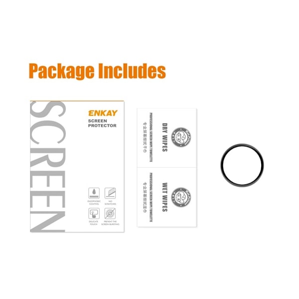 [1-PACK] ENKAY Galaxy Watch 5 (40mm) Härdat Glas Skärmskydd 3D Curved