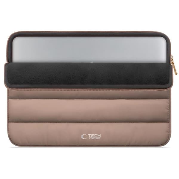 Tech-Protect Computertaske 13"-14" Fluffy - Valnød Beige