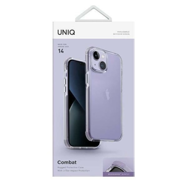 UNIQ iPhone 14 Plus Cover Combat - Lilla