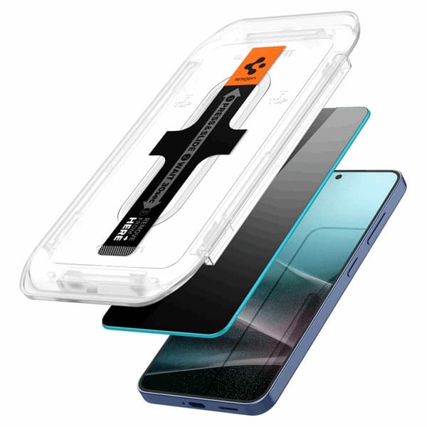 Spigen [2-Pack] Galaxy S25 Plus/S24 Plus Skärmskydd Härdat Glas EZ-FIT Svart