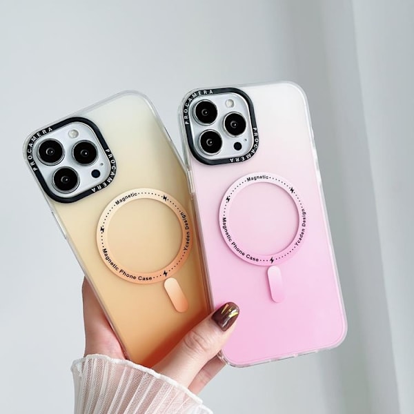 iPhone 13 Pro Max Mobilskal Magsafe Gradient - Rosa