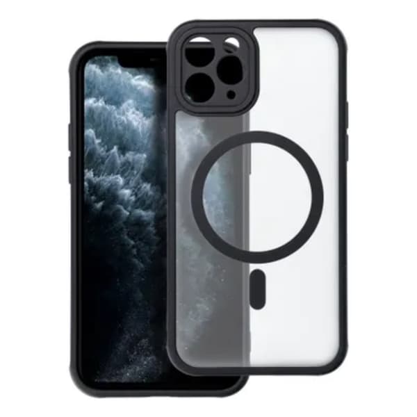 iPhone 11 Pro -puhelimen kuori Magsafe Matte - Musta Black