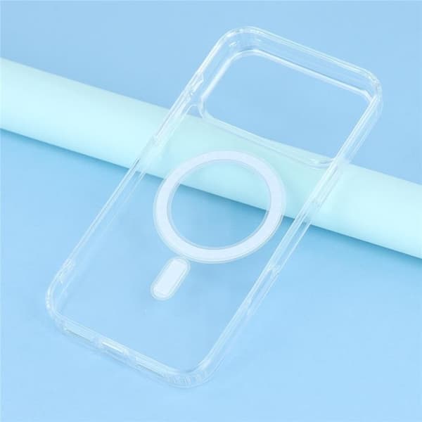 Mobilskal till iPhone 17 Pro Max MagSafe TPU Acrylic - Transparent Transparent
